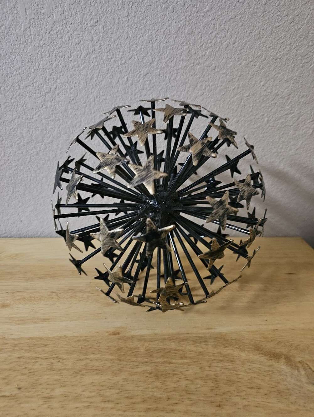 Starburst Metal Sphere Decor